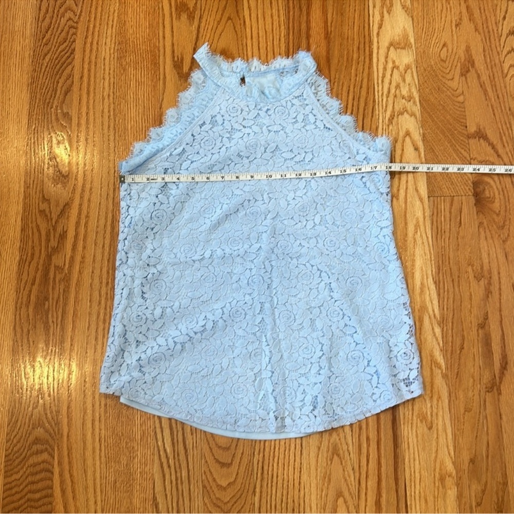 Like New Berryou Lace Tank Top- Blue, Size Medium - Picture 8 of 11